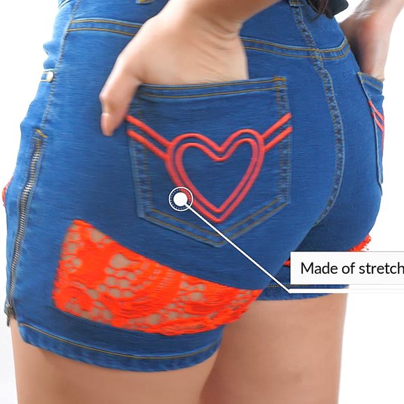 DB Short with Sides Zippers - Picture 7 of 16